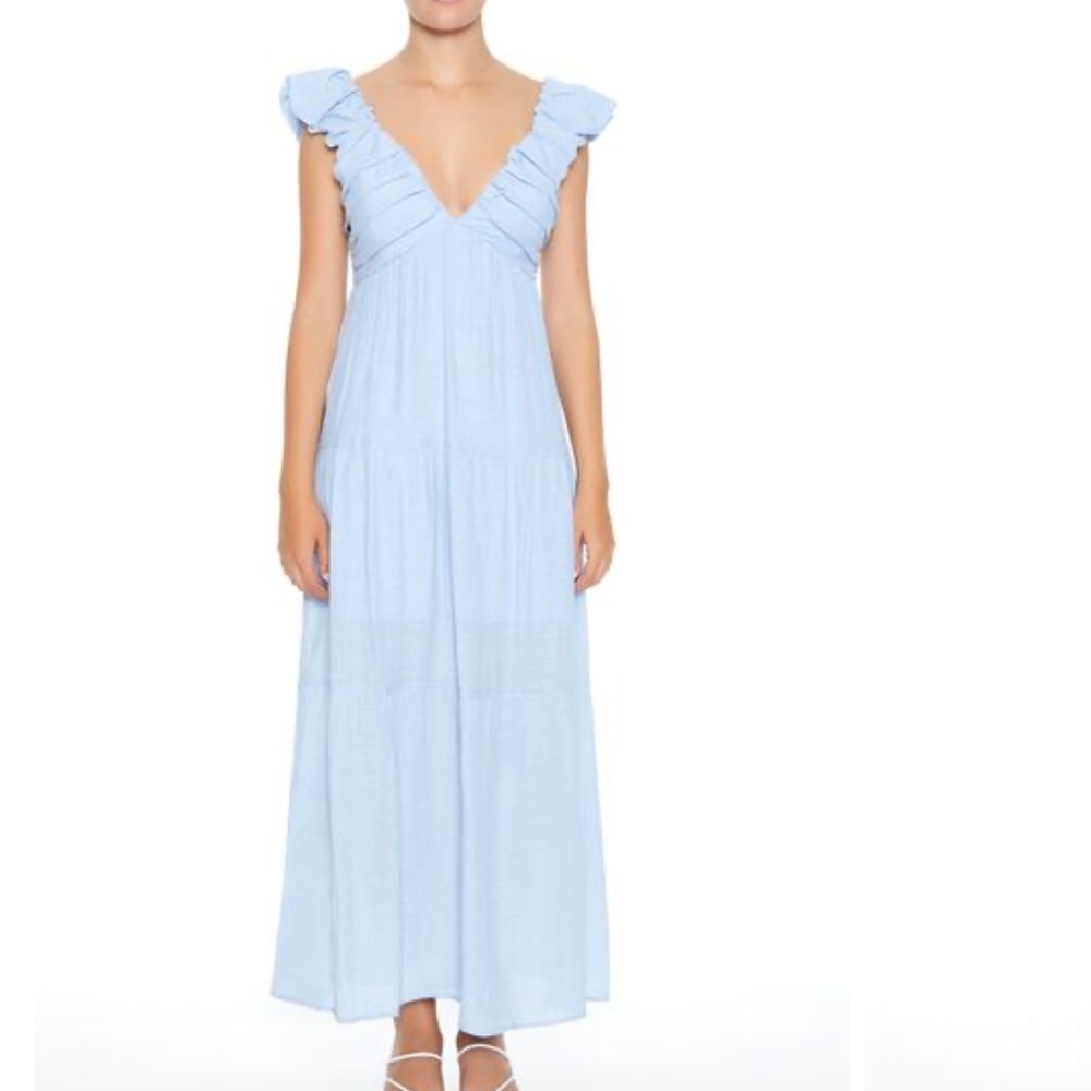 Forever21 Pleated Maxi Dress